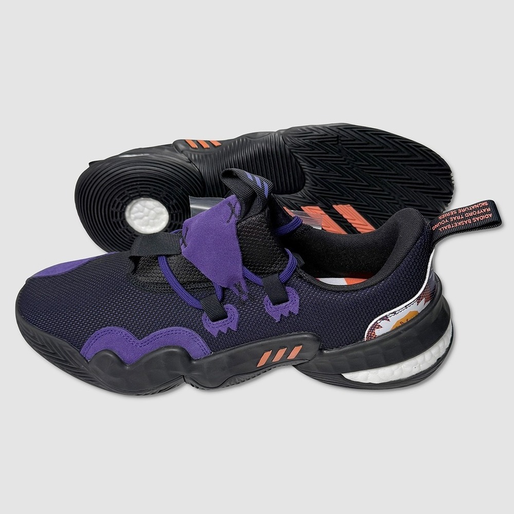 Adidas Trae Young 1 Shoes / Sneakers - NEW Mens 11 Black / Purple - #49886-CL1